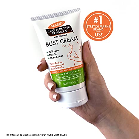 Palmer's Cocoa Butter Formula Pregnancy Skin Care Bust Cream Firms & Tone Skin 4.4 Oz (125g)