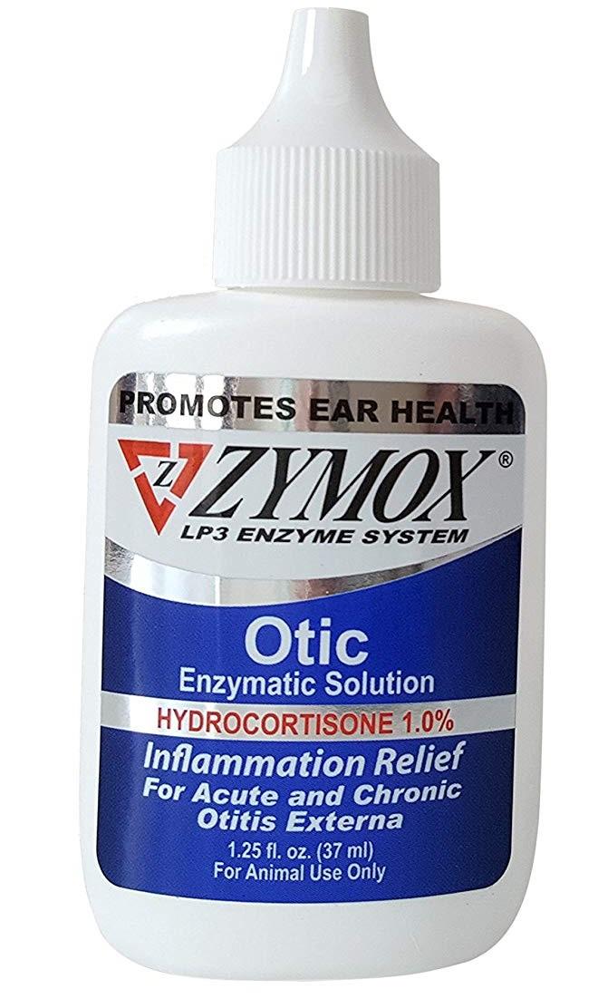 Pet King Brands Zymox Otic Pet Ear Treatment with Hydrocortisone 1.25 fl oz / .37 ml (Packaging may Vary)