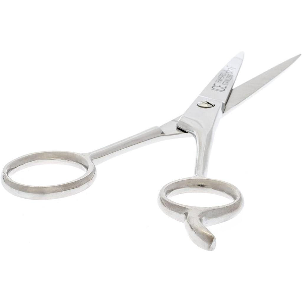 SE 7-1/2" Ice Tempered Stainless Steel Barber Scissors SP105 Silver
