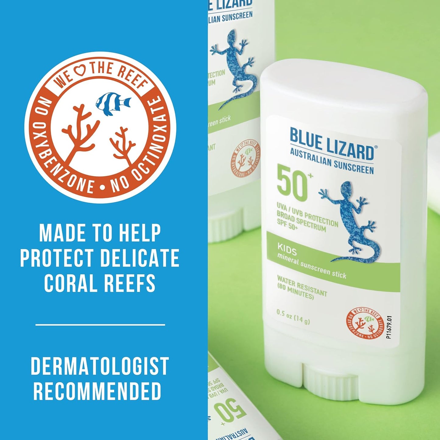 Blue Lizard Autralian Sunscreen SPF 50 for Kids 0.5 oz (14g)