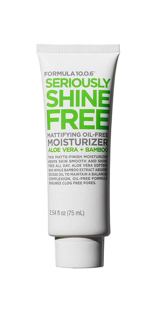 FORMULA 10.0.6 Ten O Six Seriously Shine-Free Moisturizers, Aloe Vera+Bamboo, 2.54 fl.oz / 75ml
