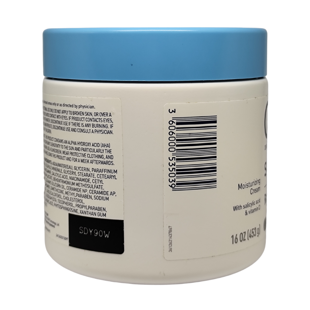 Cerave SA Cream for Rough & Bumpy Skin 3 Essential Ceramides, 453 g / 16 oz.