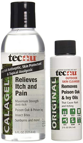 Tecnu First Aid Antiseptic, Skin Protectant & Topical Analgesic Calagel, 2 Count (Calagel 6 fl.oz - Original 2 fl.oz)