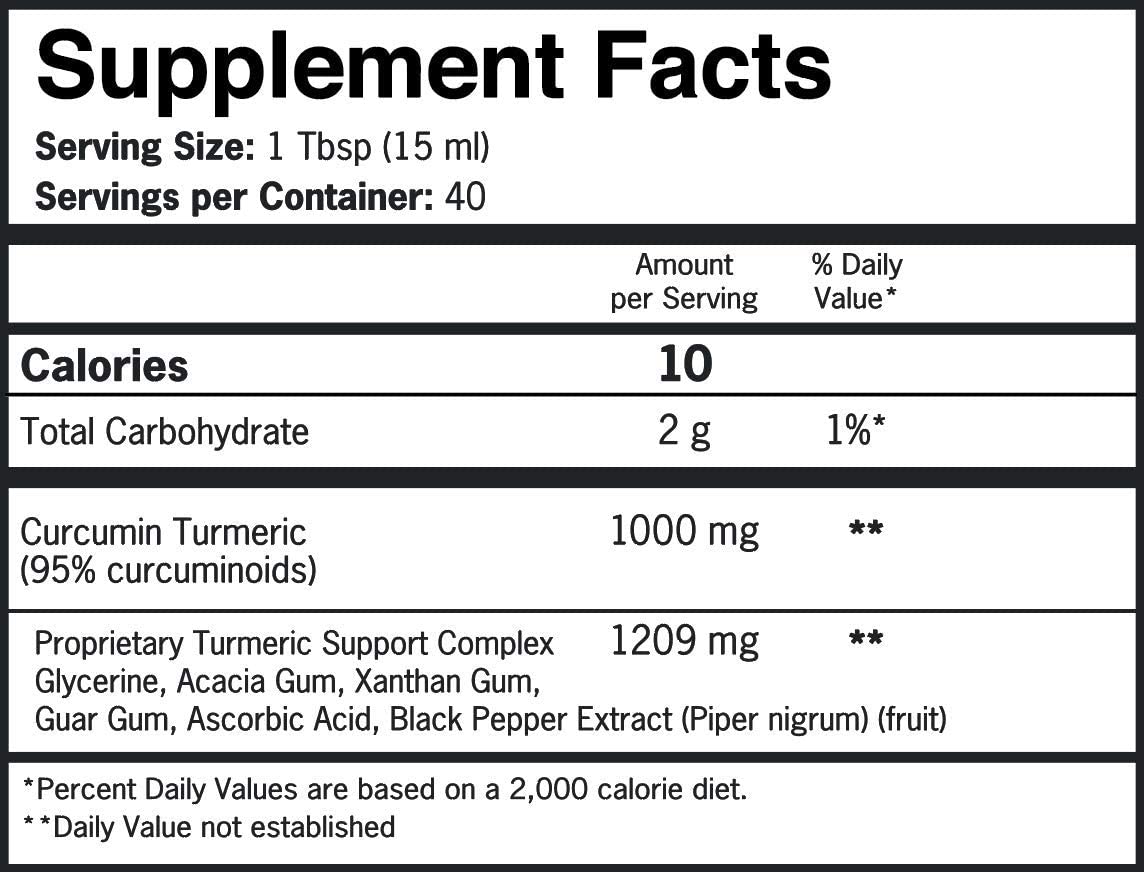 EXP 09/2025 Qunol Liquid Turmeric Curcumin Complex Extra Strength 1000 mg Tropical Orange Flavor 600 ml