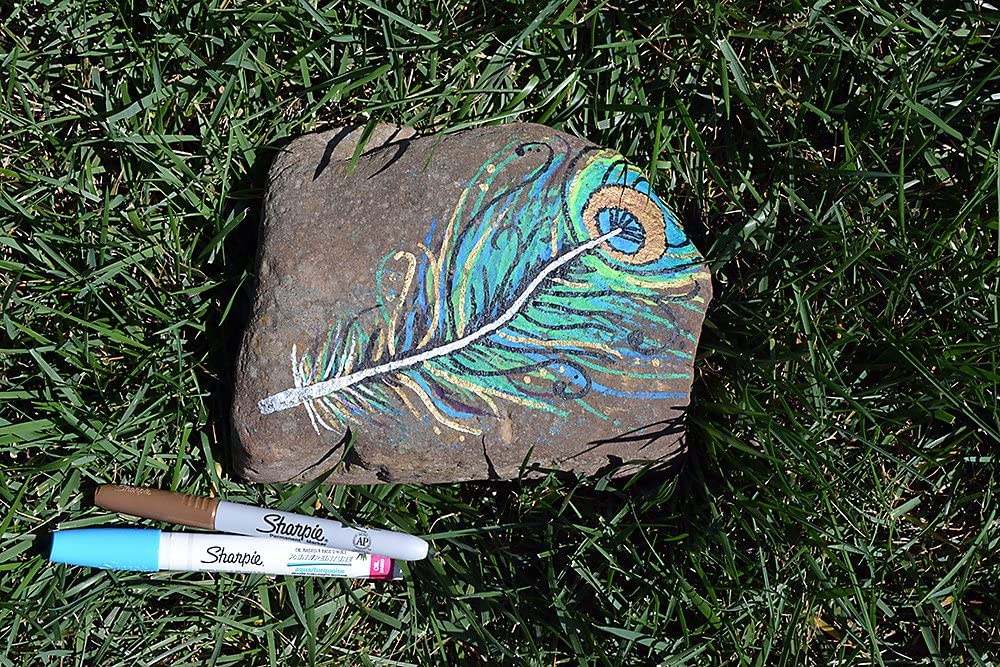 Sharpie Oil-Based Paint Marker, Bold Point, Black/Noir