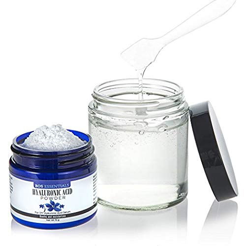 Bos Essentials Hyaluronic Acid Powder for DIY Hyaluronic Acid Serum, 15g