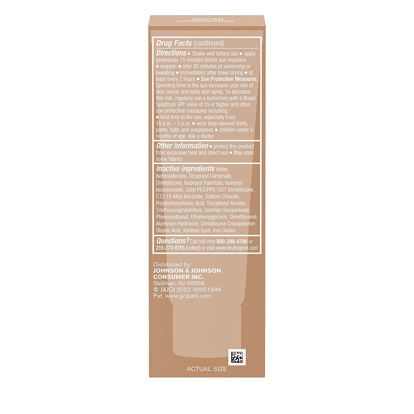 Neutrogena PureScreen Mineral UV Tint Face Liquid with Vitamin E SPF 30 Tinted Sunscreen 1.1 fl oz