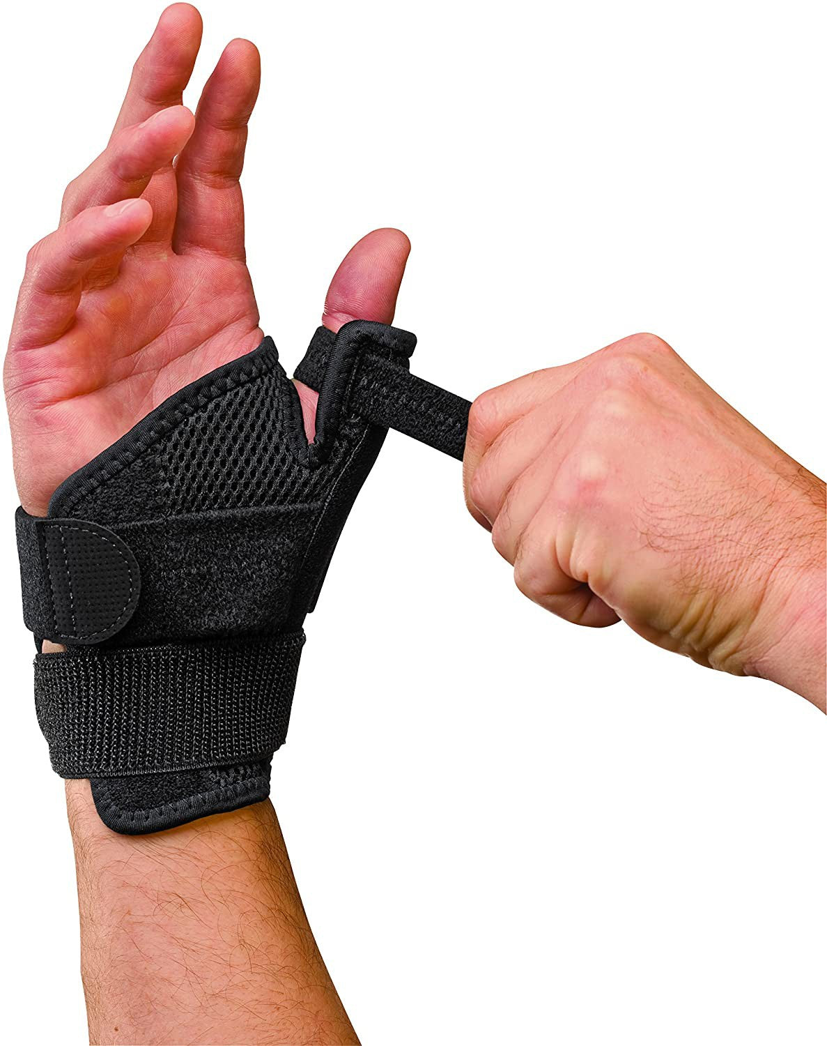 Mueller Reversible Thumb Stabilizer, Black, One Size Fits Most
