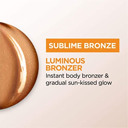 L'Oreal Paris Sublime Bronze Tinted Self Tanning Luminous Bronzer Lotion Medium 6.7 Fl Oz (200ml)
