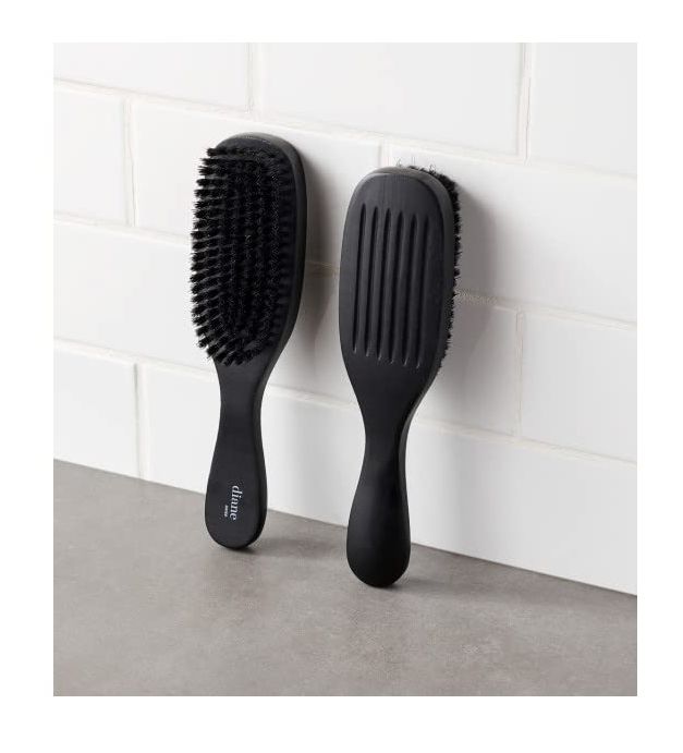 Diane 100% Boar Wave Brush For Men And Women Soft Bristles for Fine to Medium Hair D8169