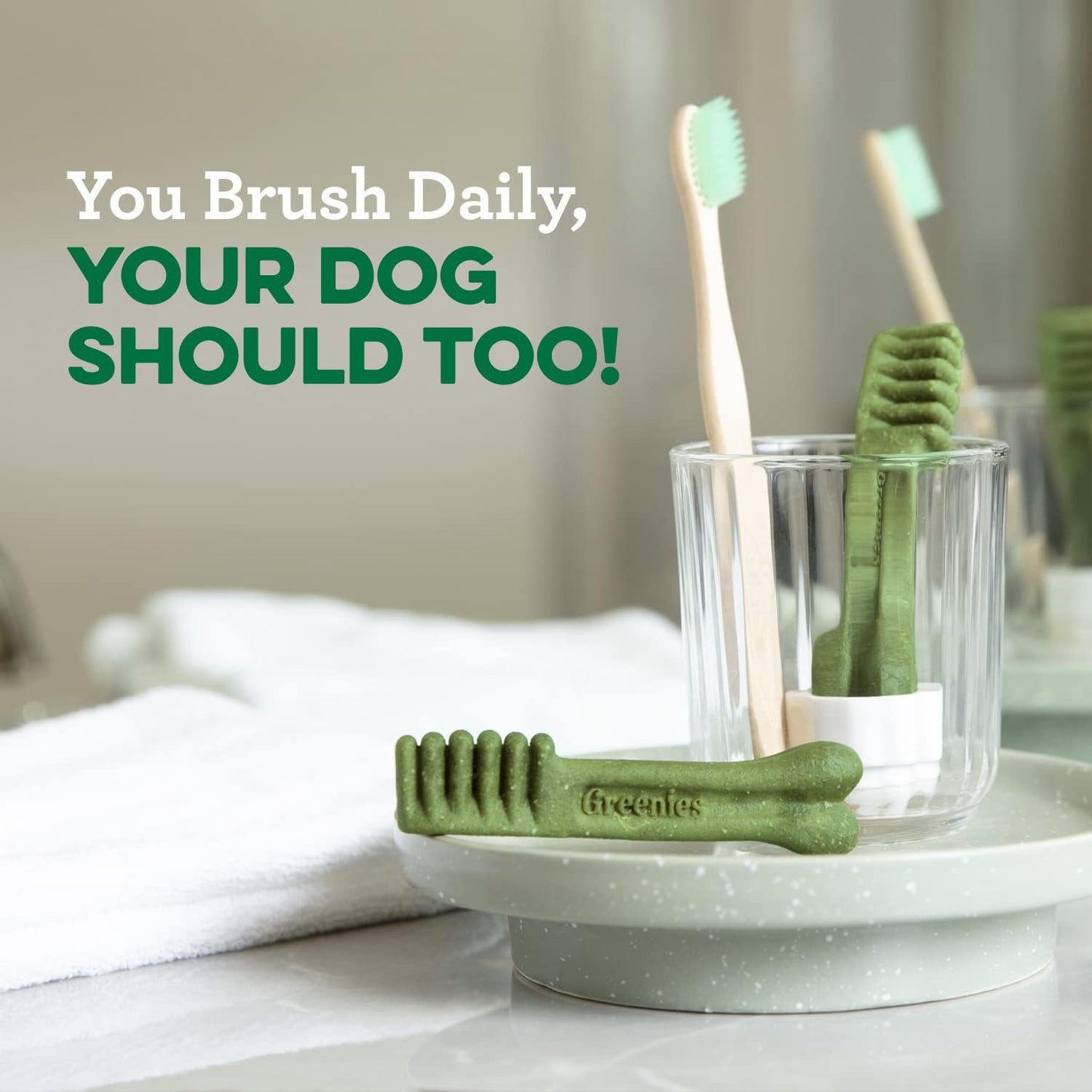 Greenies Dental Treats Original Teenie, 130 Daily Dog Treats