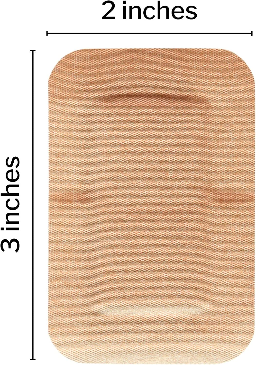 Mckesson Adhesive Bandages Fabric Patch Sterile 2" x 3" 50 Count