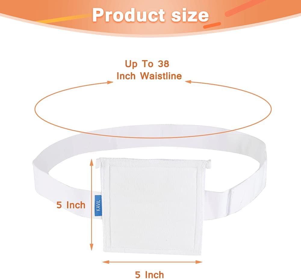 G Tube Holder Belt Pads Drainage Medical Abdominal Dialysis (28 in x 37 in)