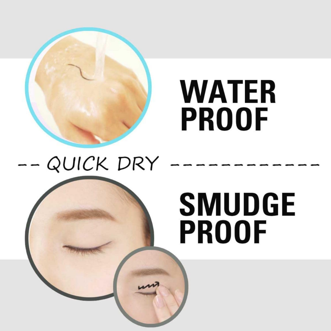 Sasha Loves - Japan Kiss Me Heroine Extra Fine Brush Liquid Eyeliner, 0.4 ml