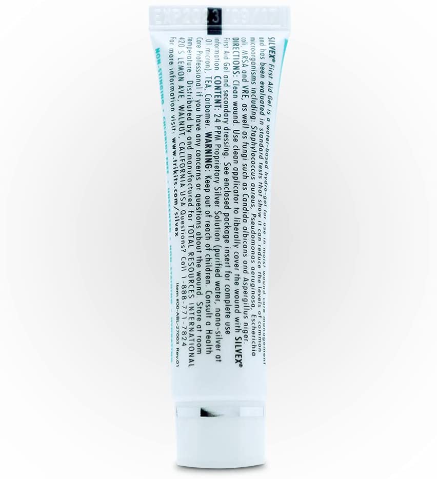 Be Smart Get Prepared Silvex Wound Gel, 0.5 oz. / 14g