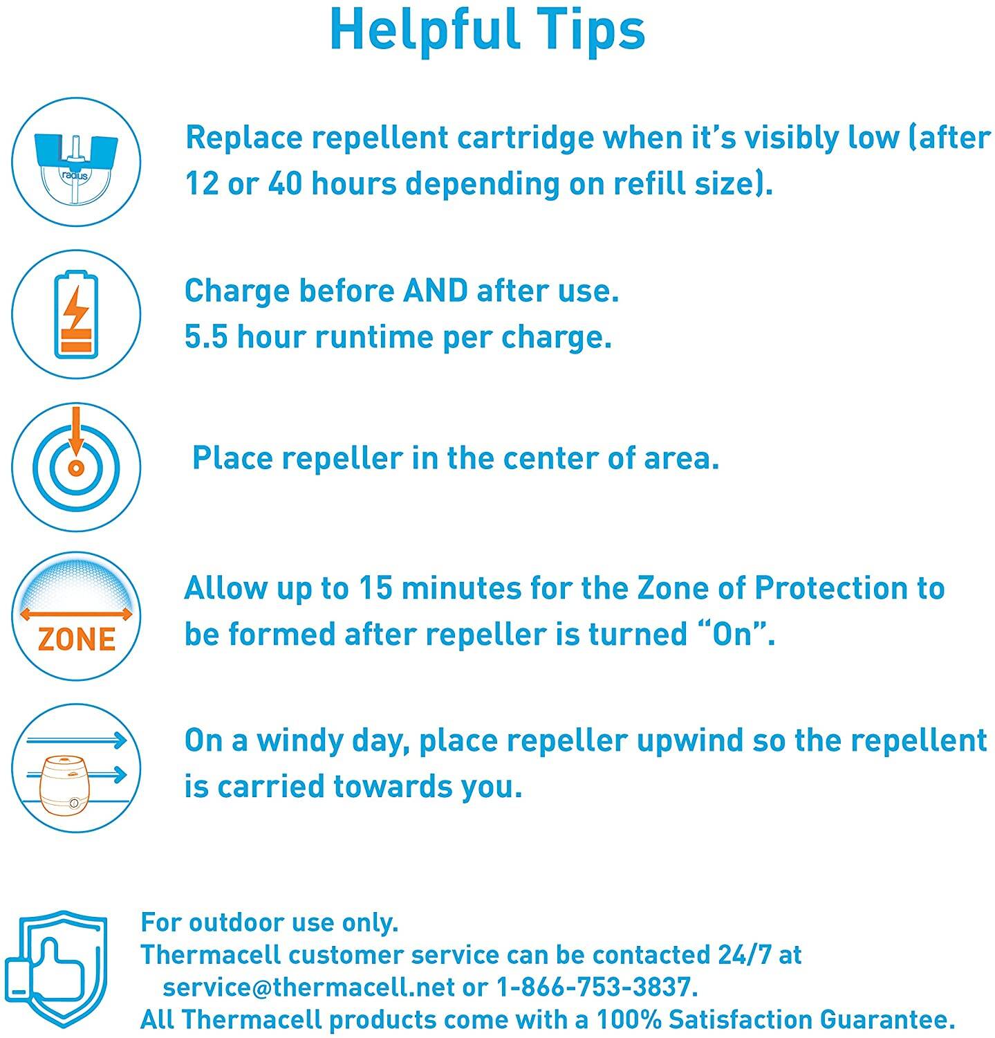 Thermacell Rechargeable Mosquito Repellent Refill Compatible with Thermacell E-Series & Radius Only, 1 Refill