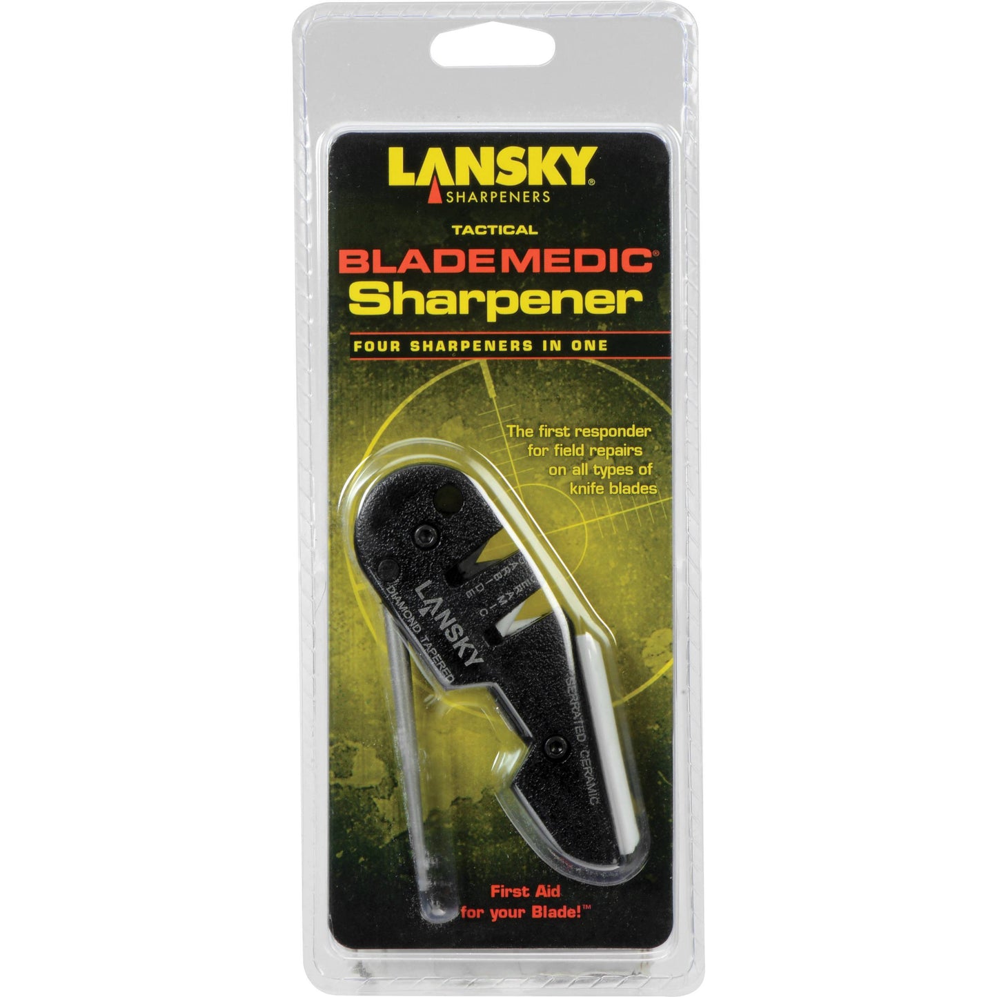 LANSKY TACTICAL BLADE MEDIC FOUR-IN-ONE KNIFE SHARPENER