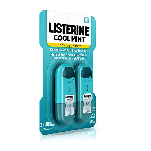 Listerine Pocketmist Cool Mint, 2 Count