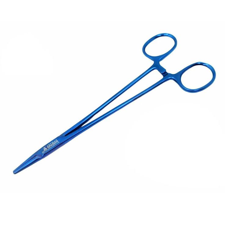 Artman Instrument Mayo Hegar Needle Holder With Tungsten Carbide Inserts