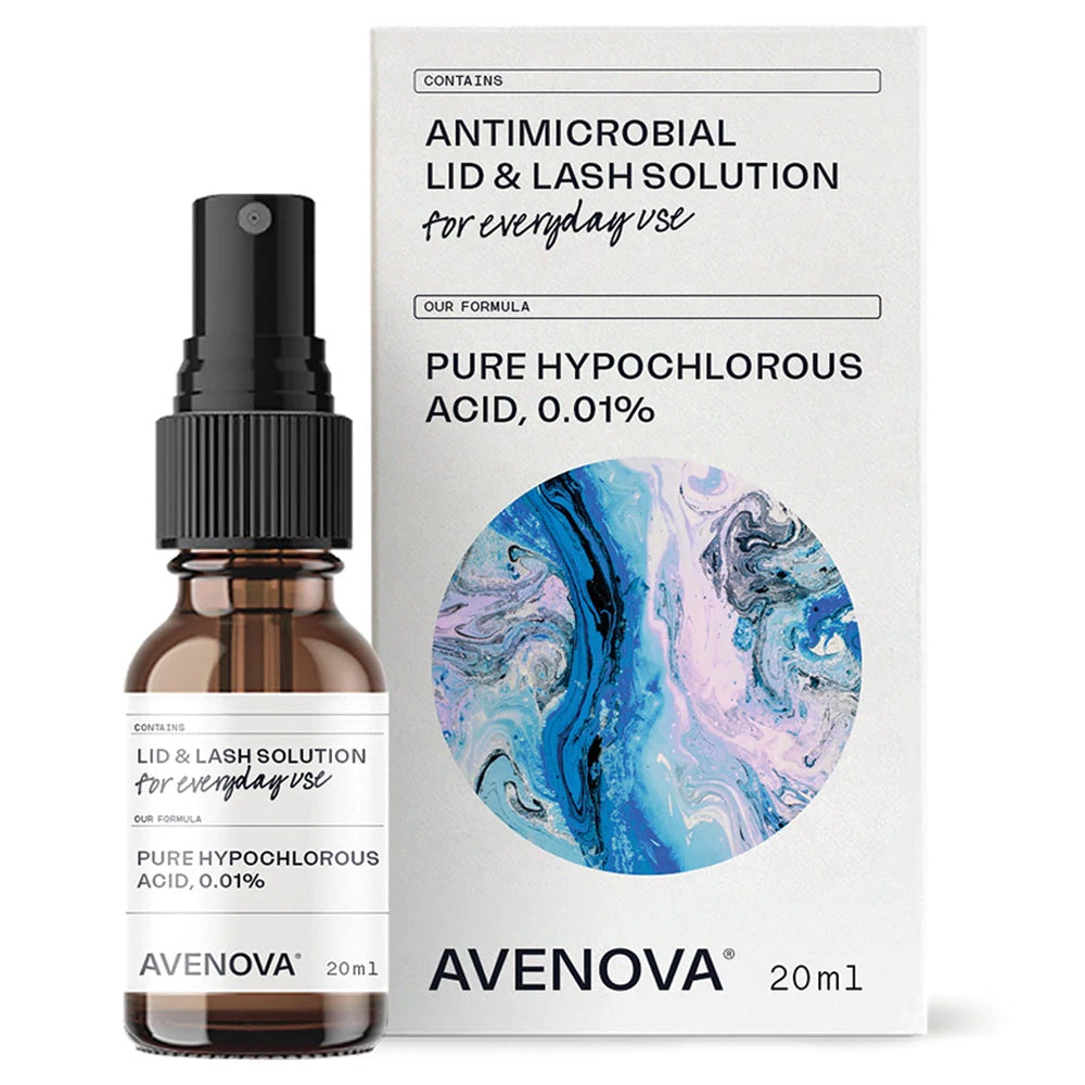 Avenova Eyelid and Lash Cleanser Soothing and Effective Relief Pure and Gentle Spray, (20 mL)