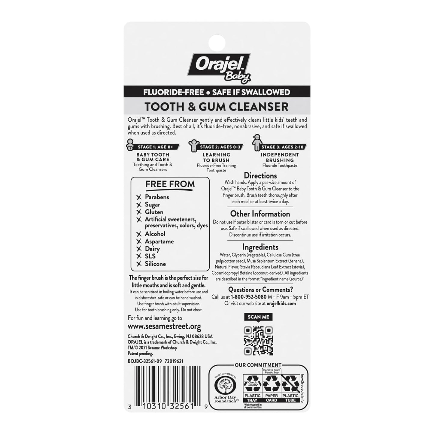 Orajel Baby Tooth And Gum Cleanser 0+ Years, 1 oz / 28.3g