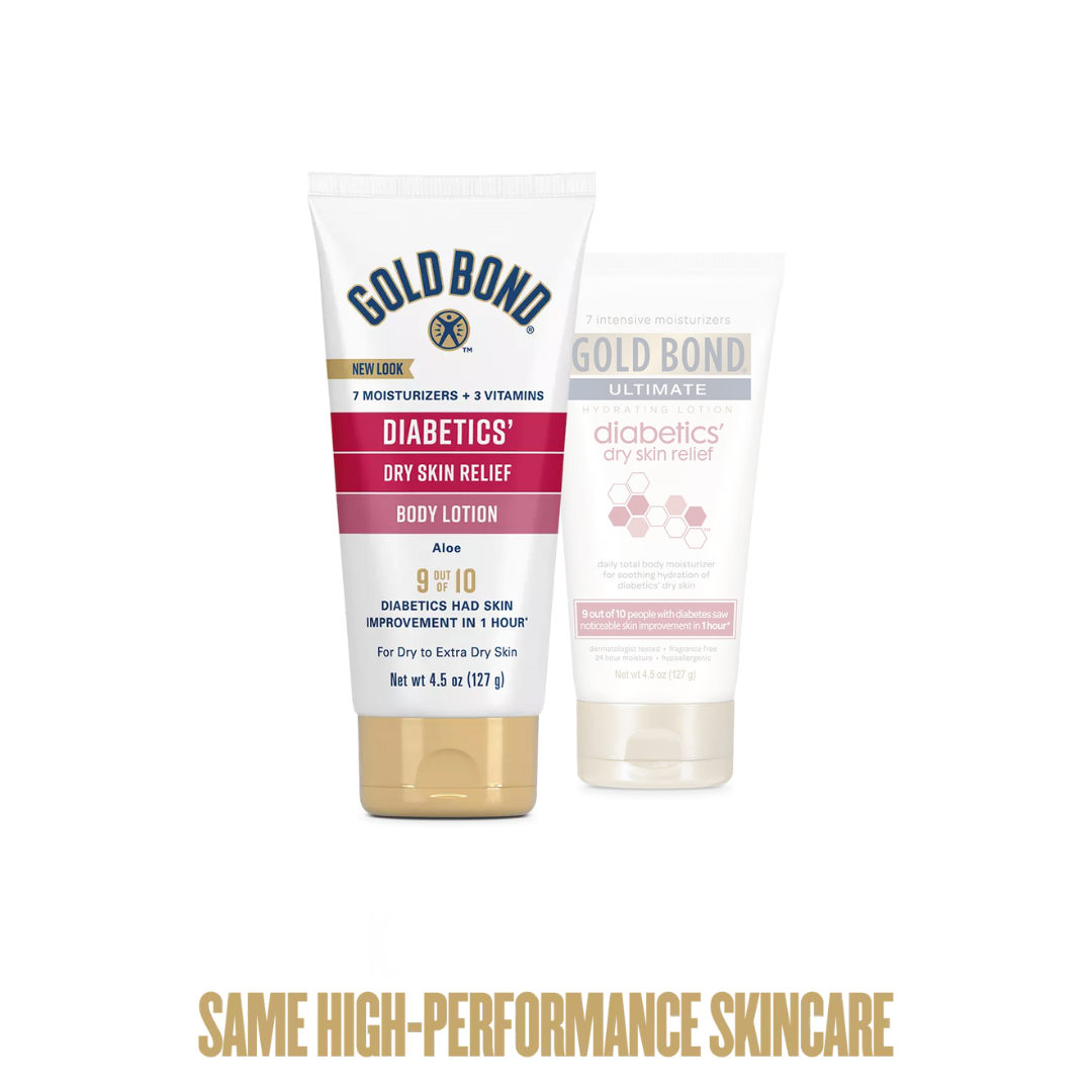 Gold Bond Ultimate Hydrating Lotion Diabetics Dry Skin Relief, Fragrance Free, 4.5 oz. / 127g