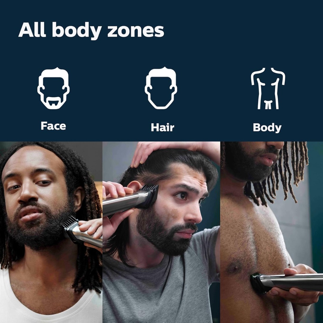 Philips Norelco Multigroom 7000 Beard, Hair and Body Trimmer, MG7910/49