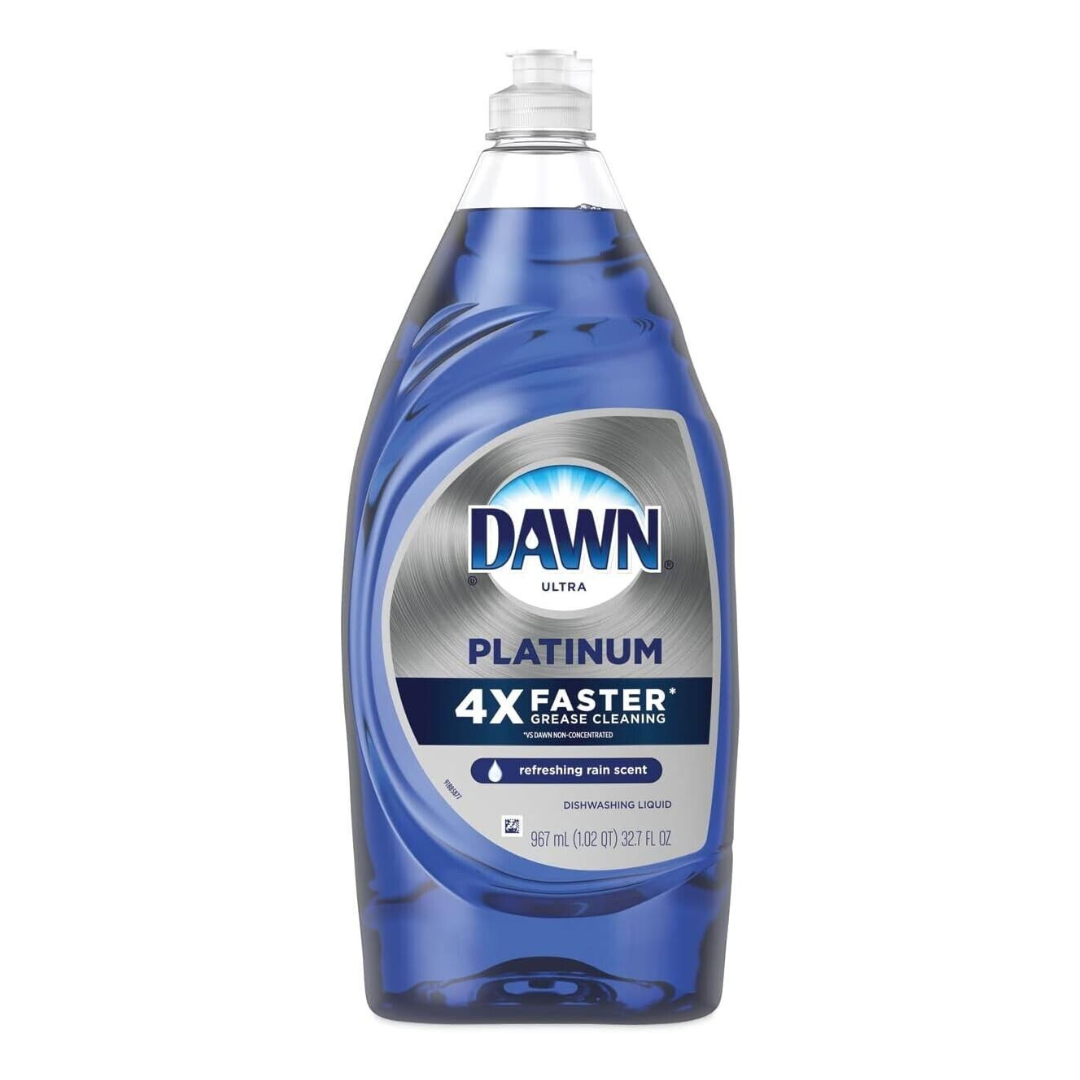 Dawn Ultra Platinum Refresing Rain Scent Dishwashing Liquid 967ml / 32.7 fl oz