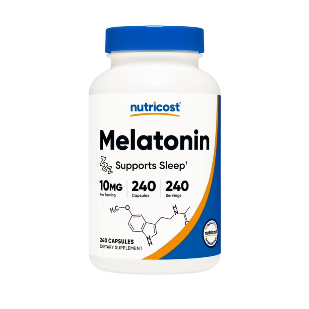 Nutricost Melatonin Dietary Supplement 10mg Per Serving, 240 Capsules