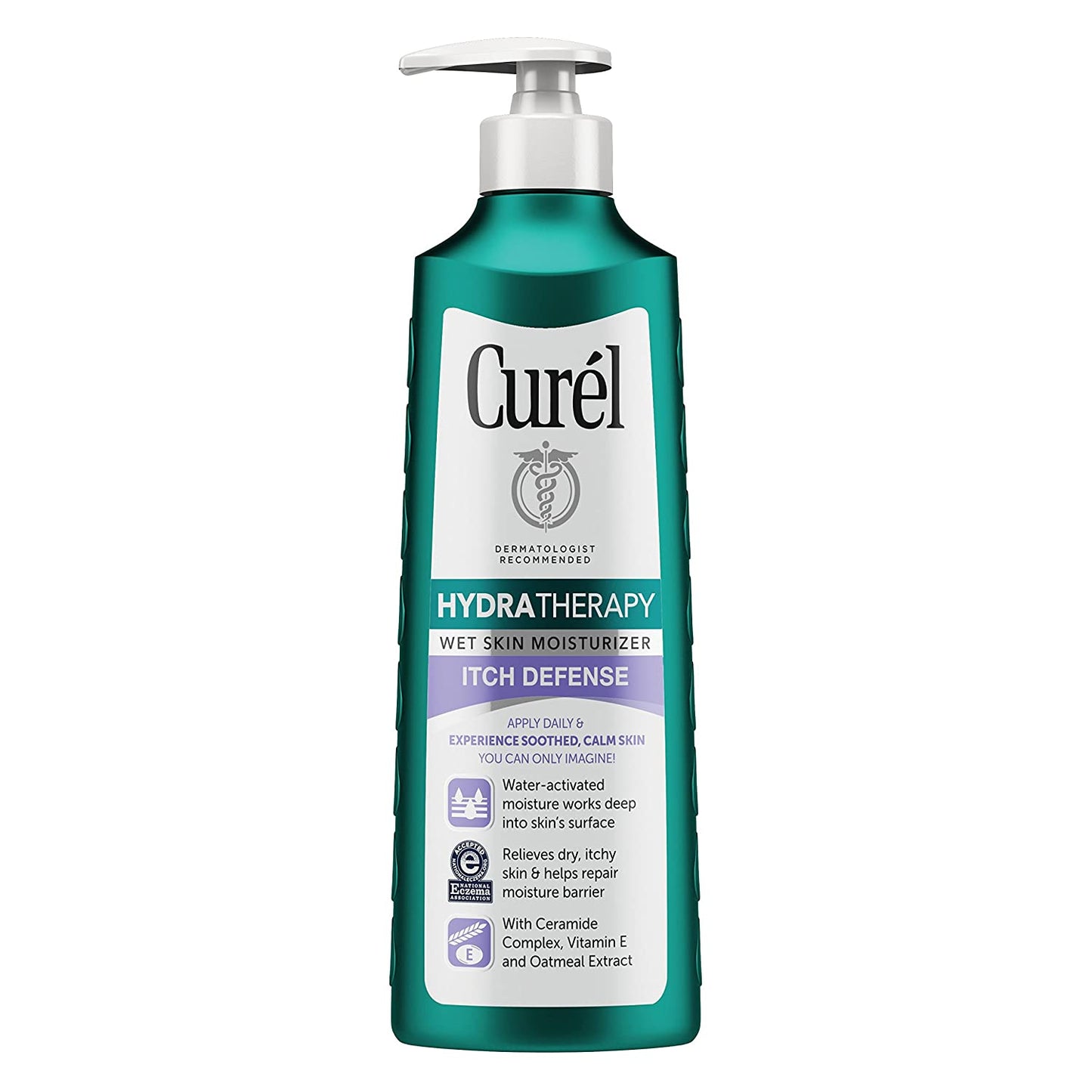 Curel Hydra Therapy, Itch Defense Moisturizer with Curl Itch Defense Body Wash 12 fl oz (Packaging may Vary)