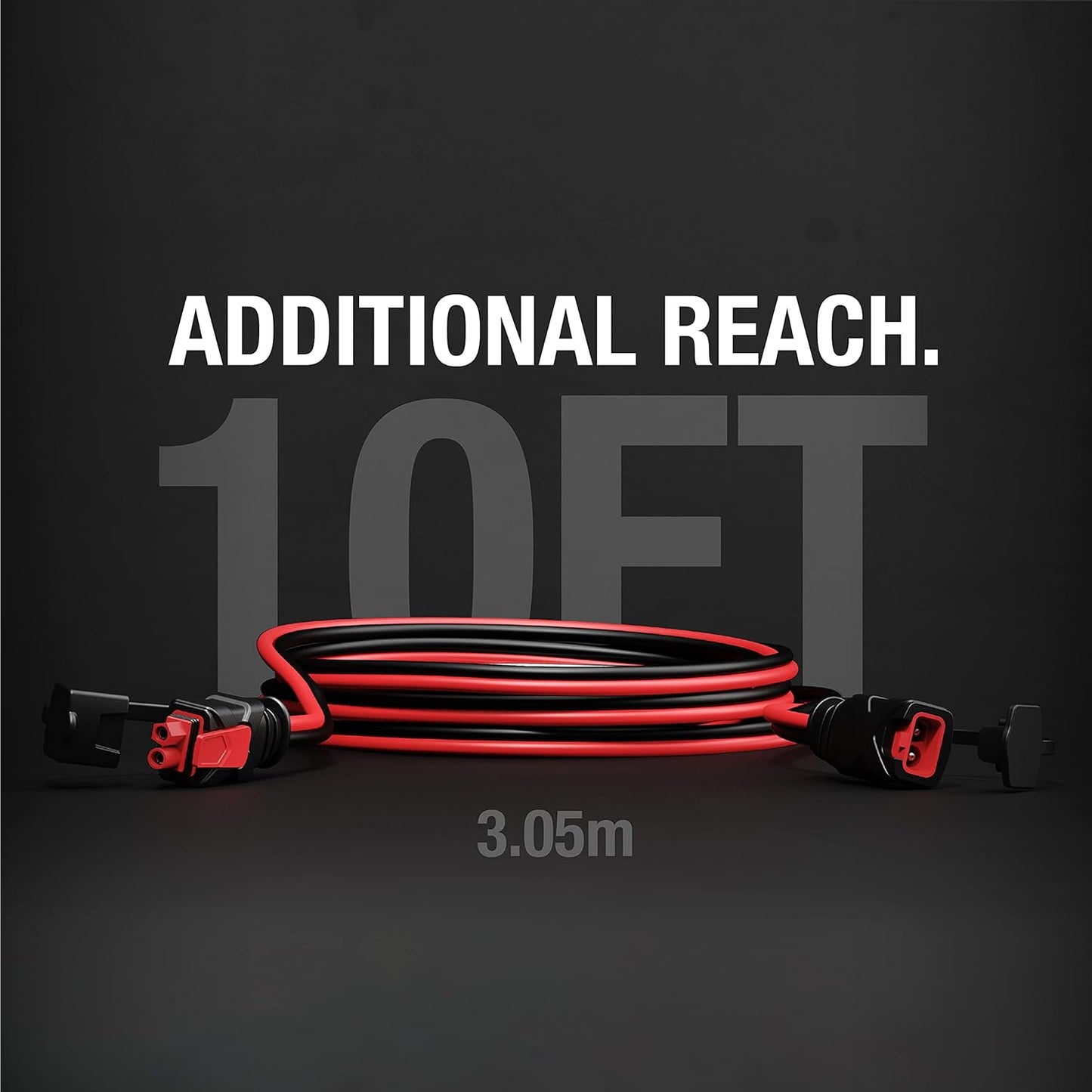 NOCO GC004 X-Connect Extension Cable Accessory Genius Smart Battery Chargers (10 Foot)