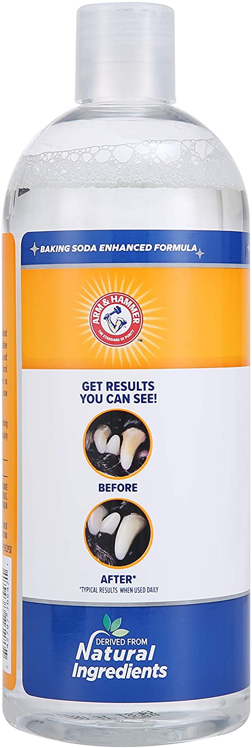 Arm and Hammer Tartar Control Dental Water Additive For Dogs, Odorless & Flavorless, 473ml