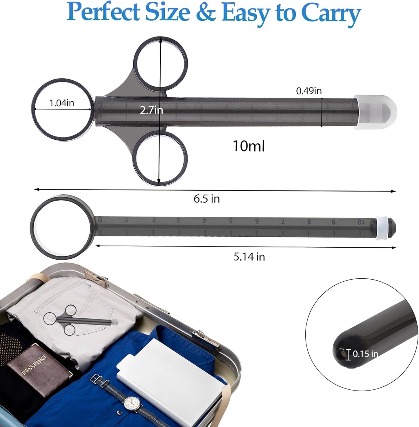 Personal Lube Applicator with Preche Scales, 1 Count