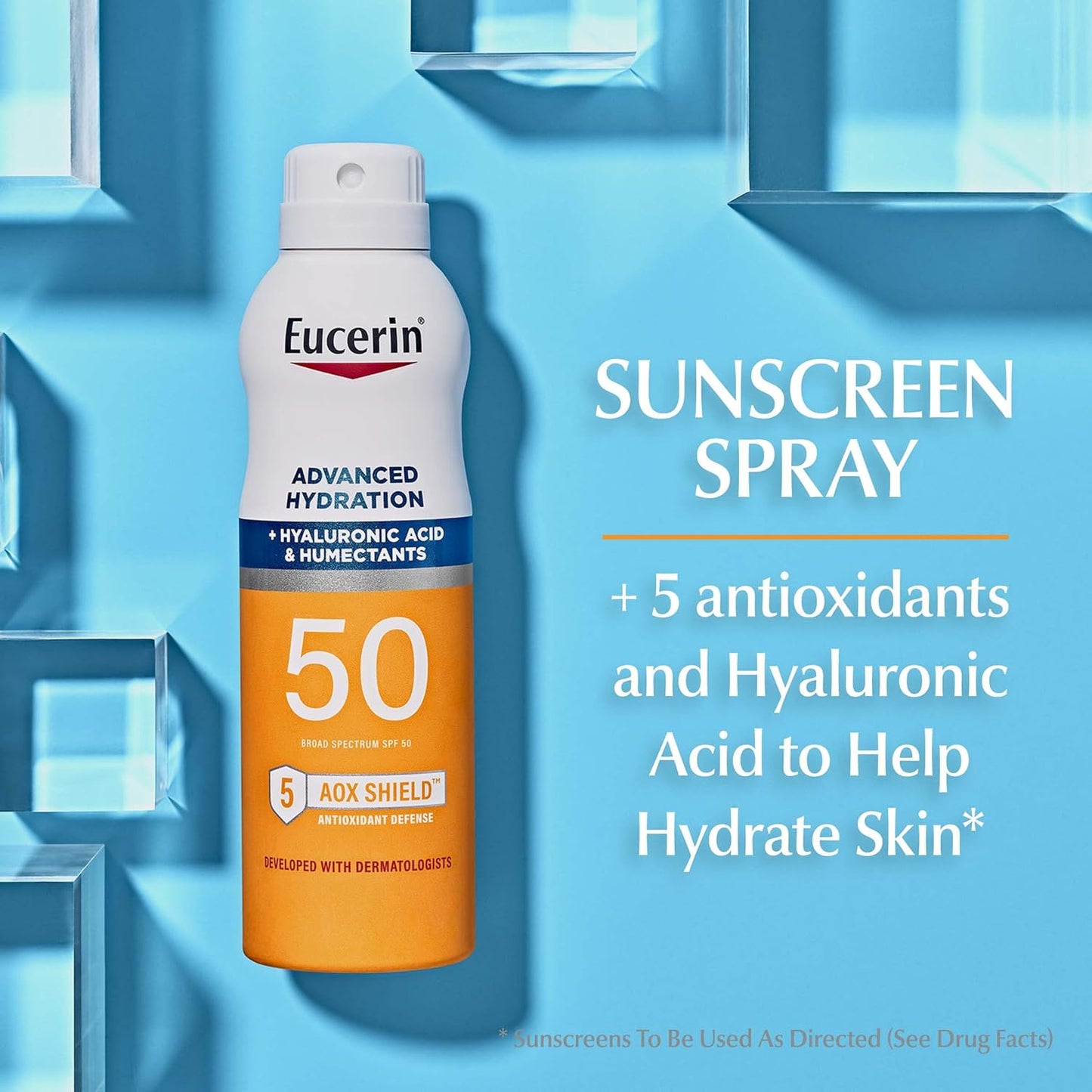 Eucerin Advanced Hydration SPF 50 Sunscreen Lotion Spray 170g