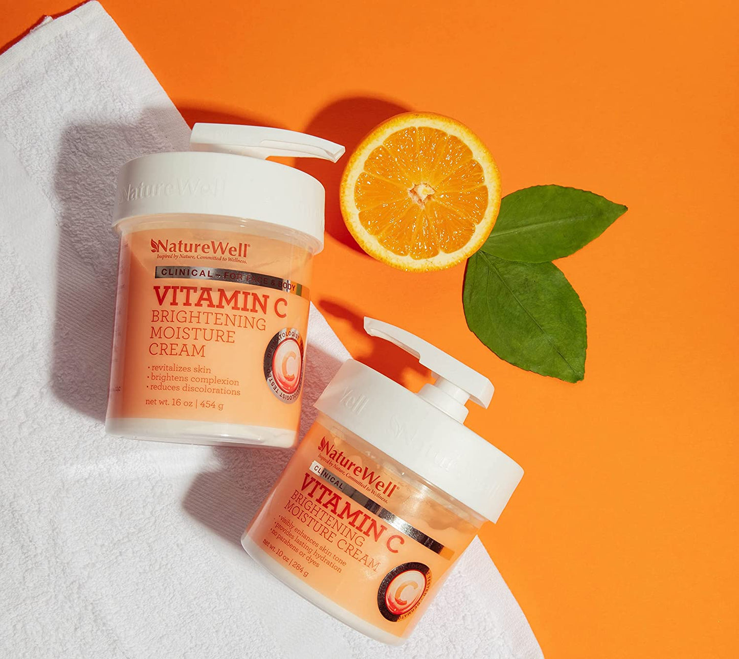 Nature Well Vitamin C Brightening Moisture Cream For Face And Body 454g