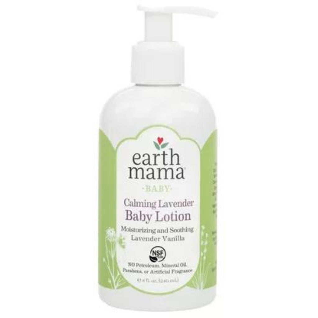 Earth Mama Calming  Lavender Baby Lotion Lavender Vanilla 240 mL PACKAGING MAY VARY