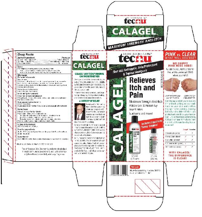 Tecnu First Aid Antiseptic, Skin Protectant & Topical Analgesic Calagel, 2 Count (Calagel 6 fl.oz - Original 2 fl.oz)