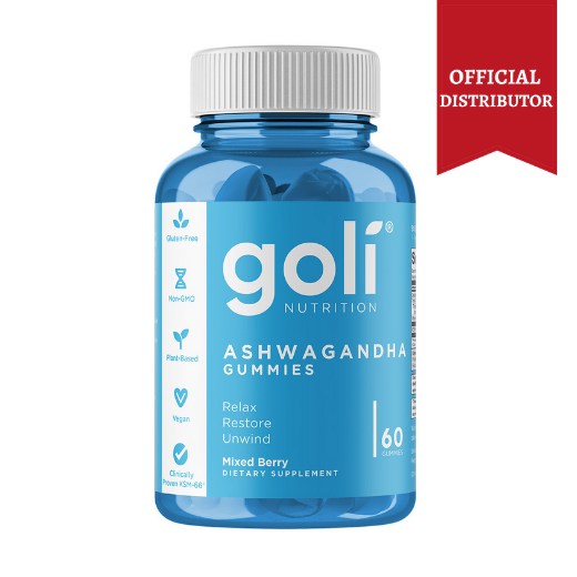 EXPIRY 08/2026 Goli Nutrition Ashwagandha Gummies Mixed Berry Flavor Dietary Supplement