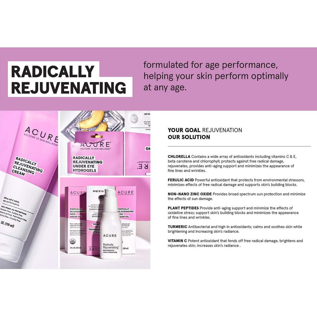 ACURE Rejuvenating Dual Phase Bakuchiol Serum Provides Anti-Aging Support, 0.67 fl.oz / 20ml
