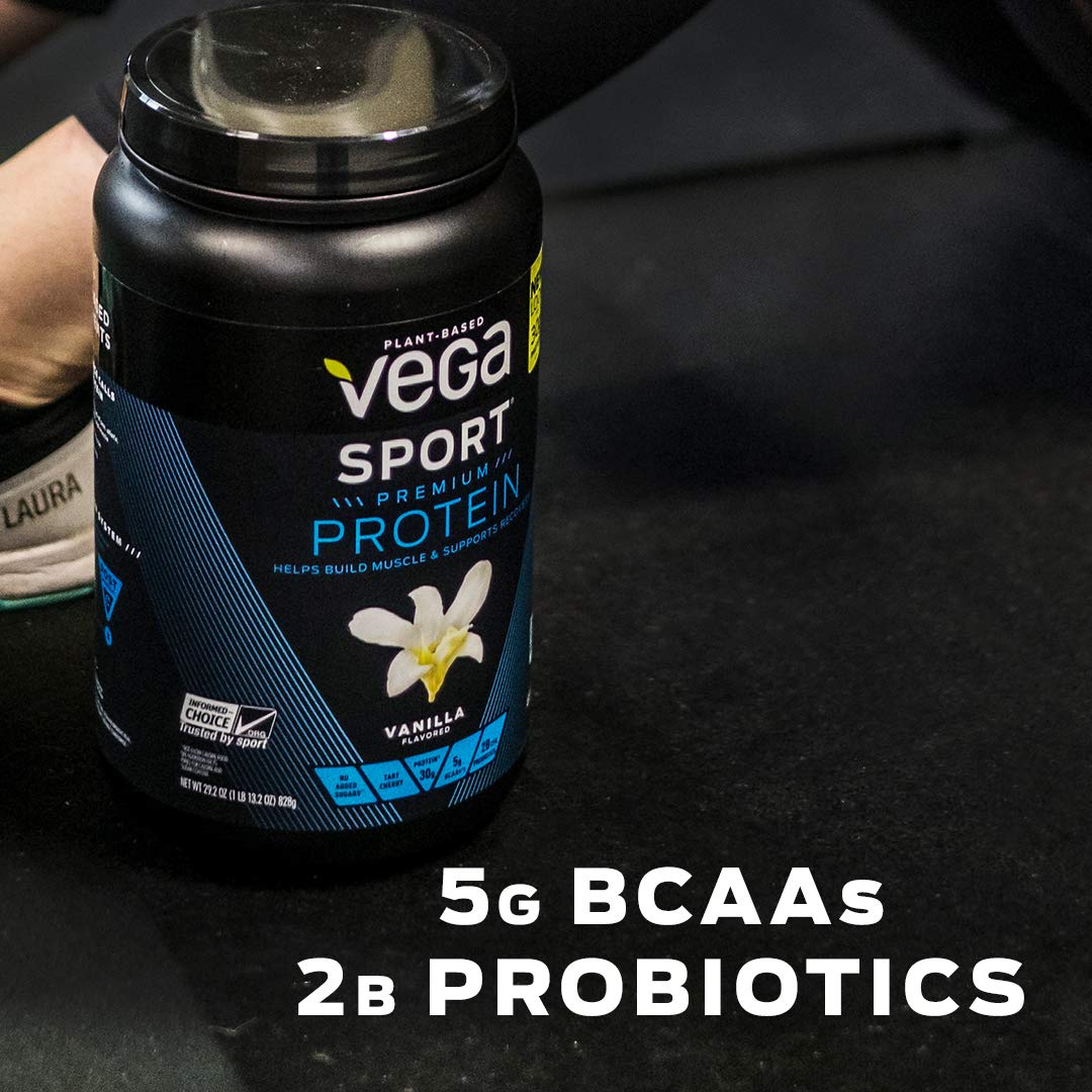 Vega Sport | Premium Protein, Vanilla (20 Servings, 29.2 oz)