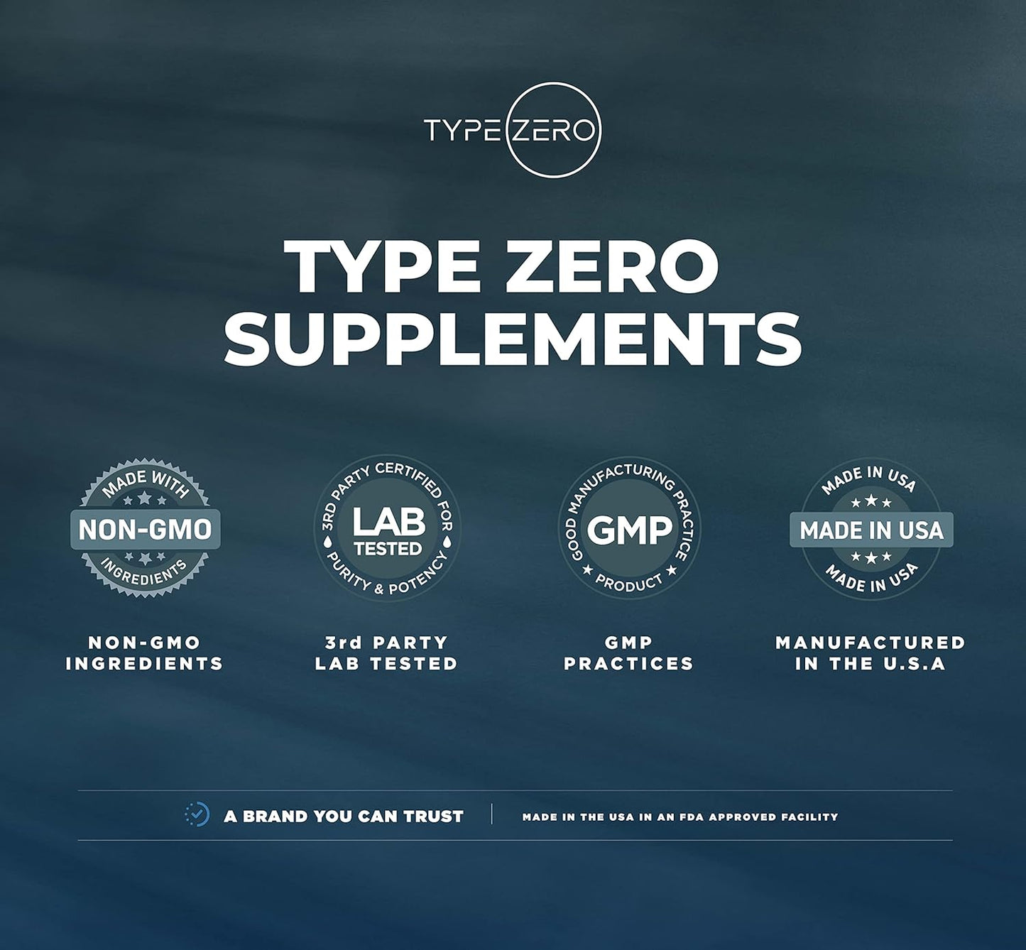 Type Zero Clean L-Glutamine 500mg Supplement 35 oz / 1kg