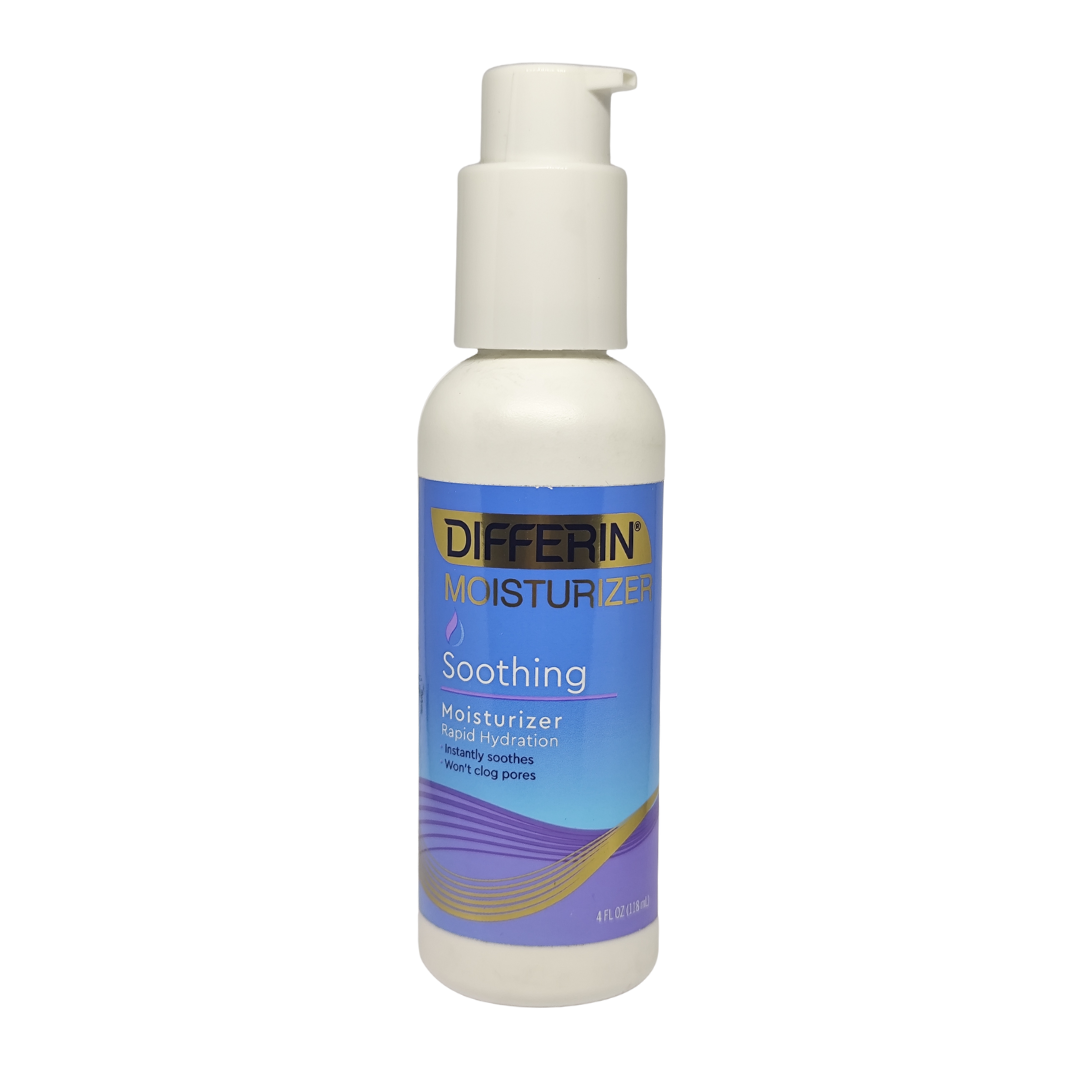 Differin Soothing Moisturizer Rapid Hydration, 4 fl. oz. / 118 ml