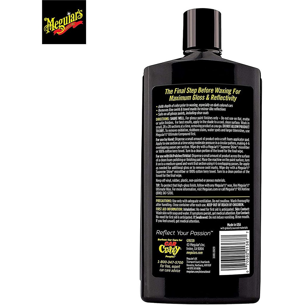 Meguiar's Ultimate Polish Pre-Waxing Glaze, 16 fl.oz / 473ml