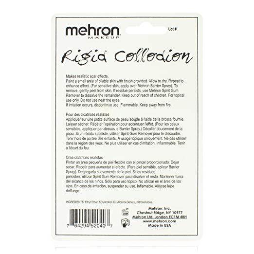 Mehron Rigid Collodion Scarring Liquid 4ml