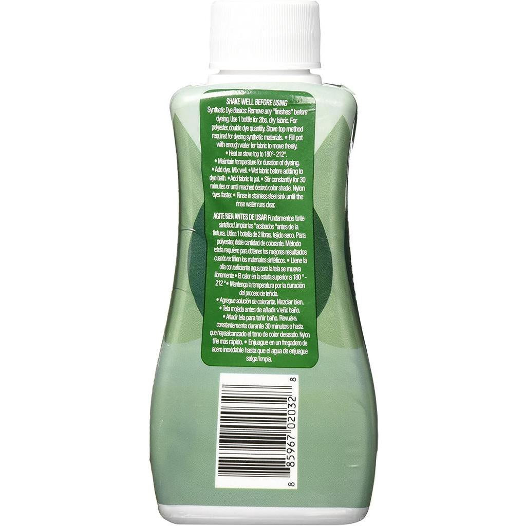 Rit DyeMore Liquid Dye, Peacock Green, Synthetic Fiber Dye, 7.0 fl.oz / 207ml