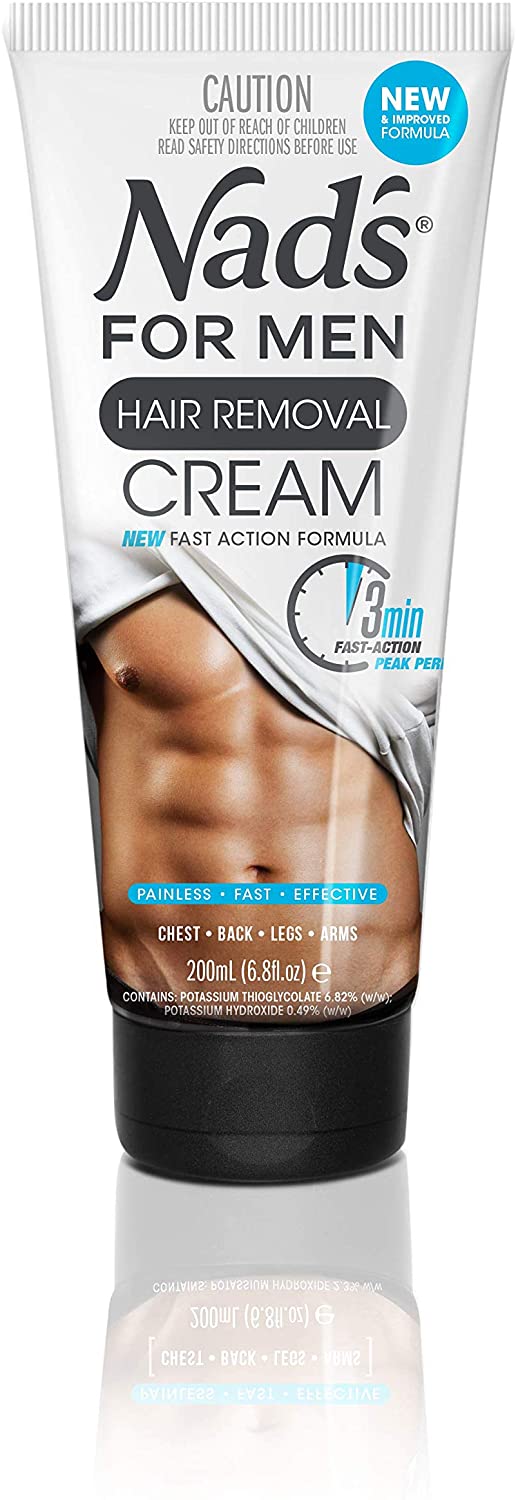 Nad's for Men Hair Removal Cream, 6.8 fl.oz / 200ml