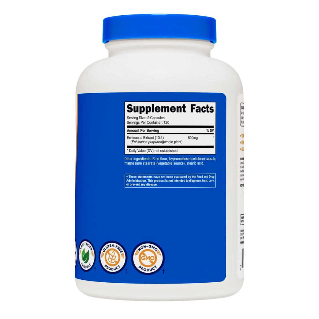 Nutricost Echinacea 800mg Supplement 240 Capsules