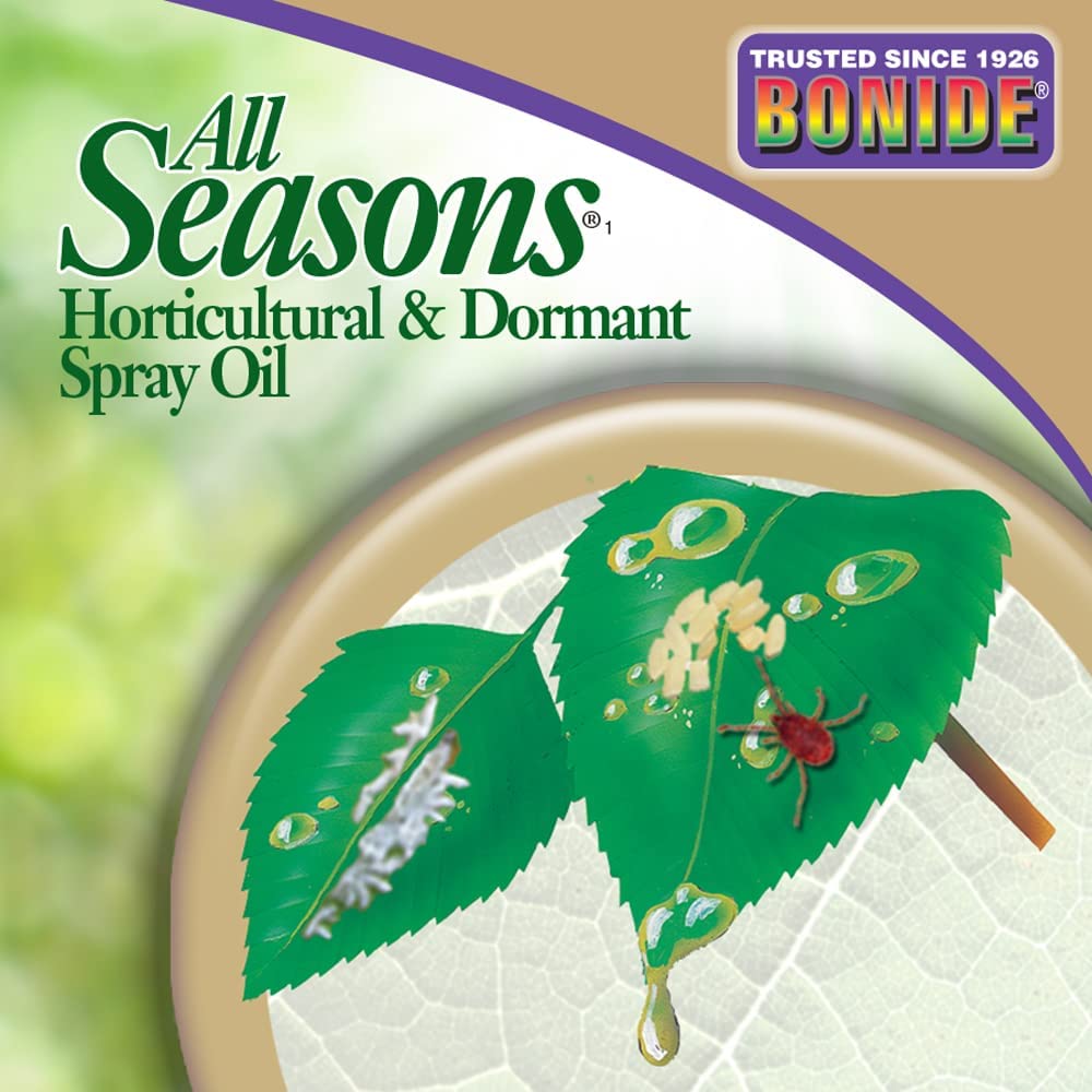 Bonide All Seasons Horticultural & Dormant Spray Oil Controls Insects & Diseases - 128fl.oz