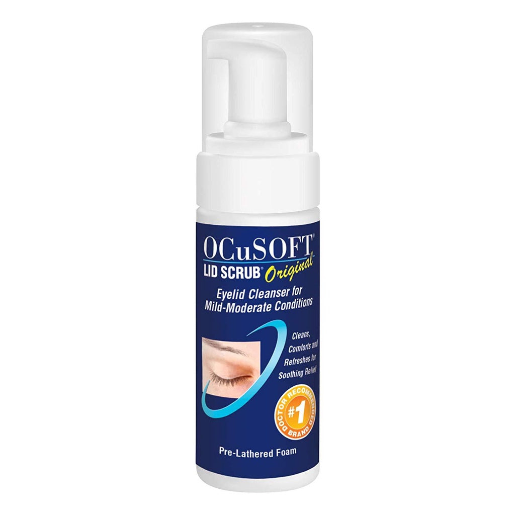 Ocusoft Lid Scrub Foaming Eyelid Cleanser, 7.25 Fluid Ounce