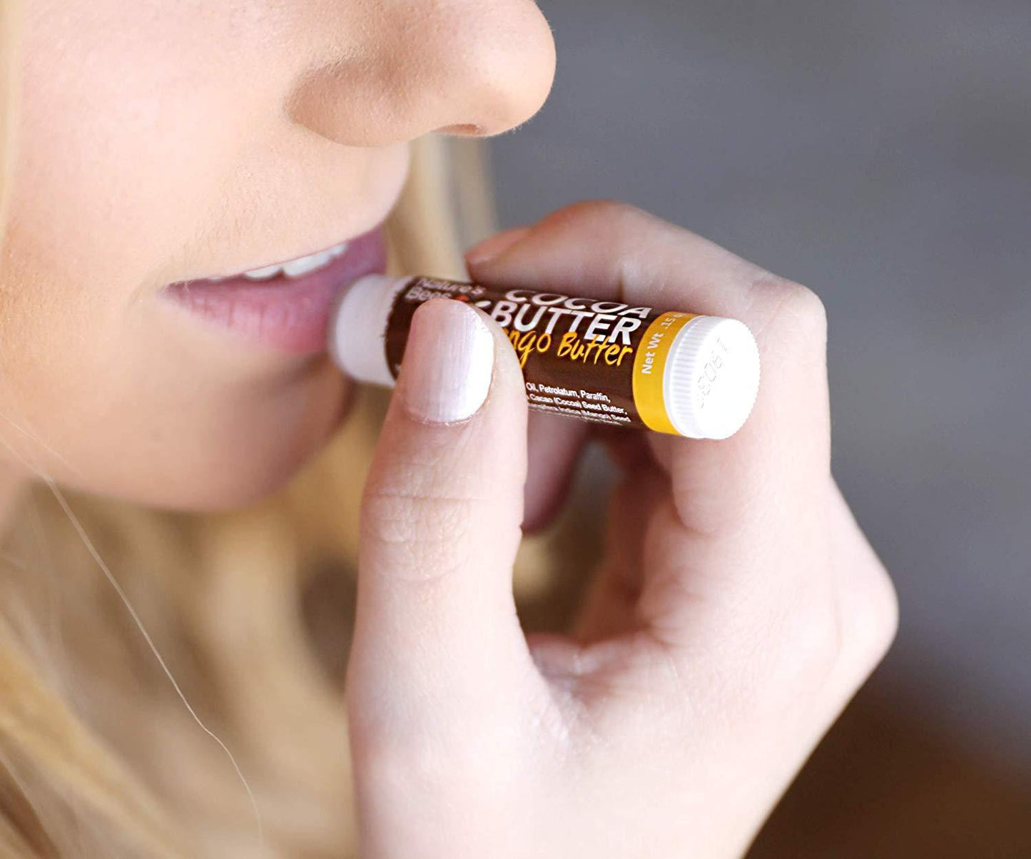 Nature's Bees, Cocoa Butter Lip Balm, Lip Moisturizer Treatment, Mango Butter